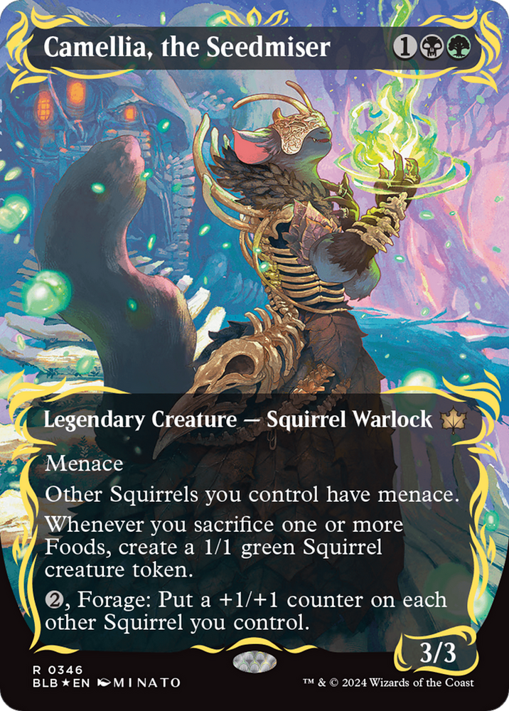 mtg bloomburrow squirrel cards Magic The Gathering - Commander The Gathering (MTG) card images and symbols Wizards of the Coast Magic The Gathering Bloomburrow Single