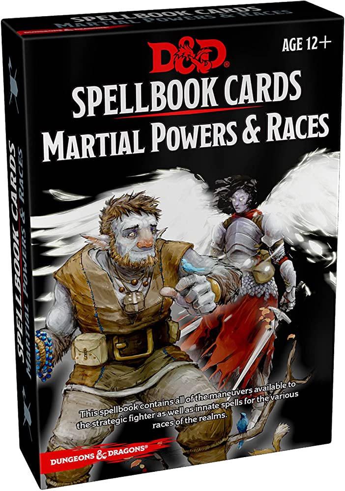 Dungeons & Dragons: Spellbook Cards (Martial Powers & Races)
