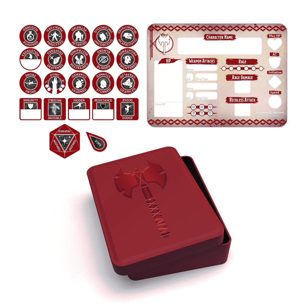 D&D Barbarian Token Set