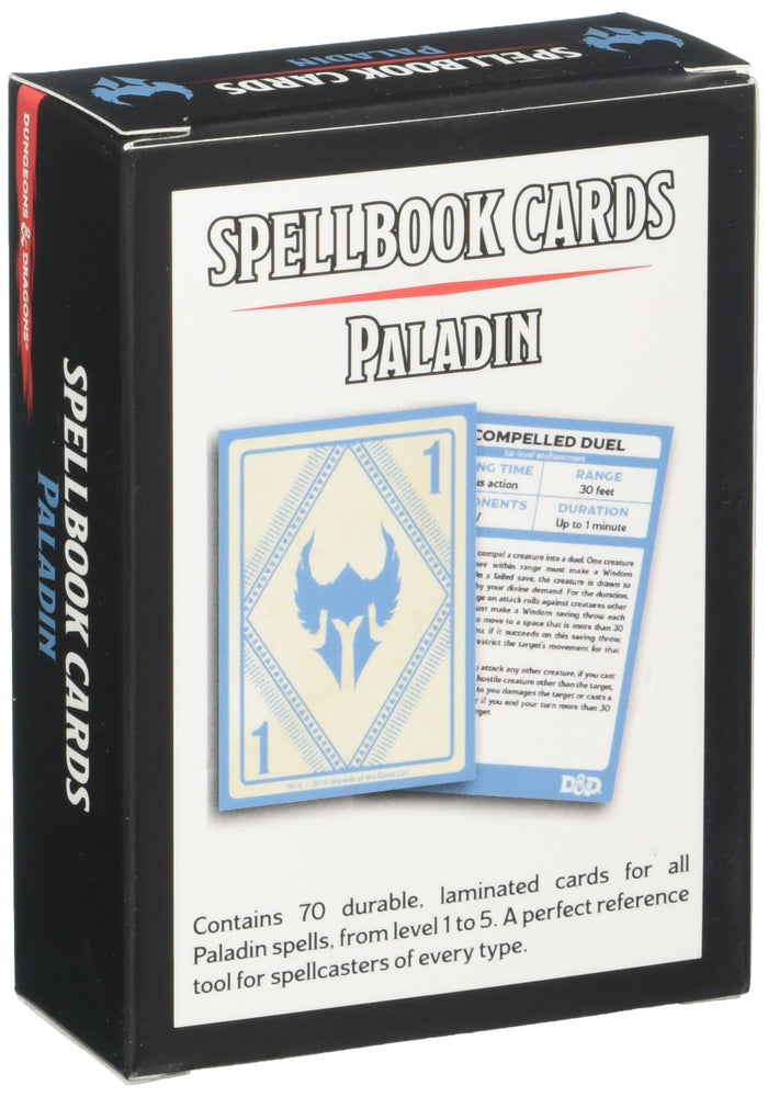 Dungeons & Dragons: Spellbook Cards (Paladin)