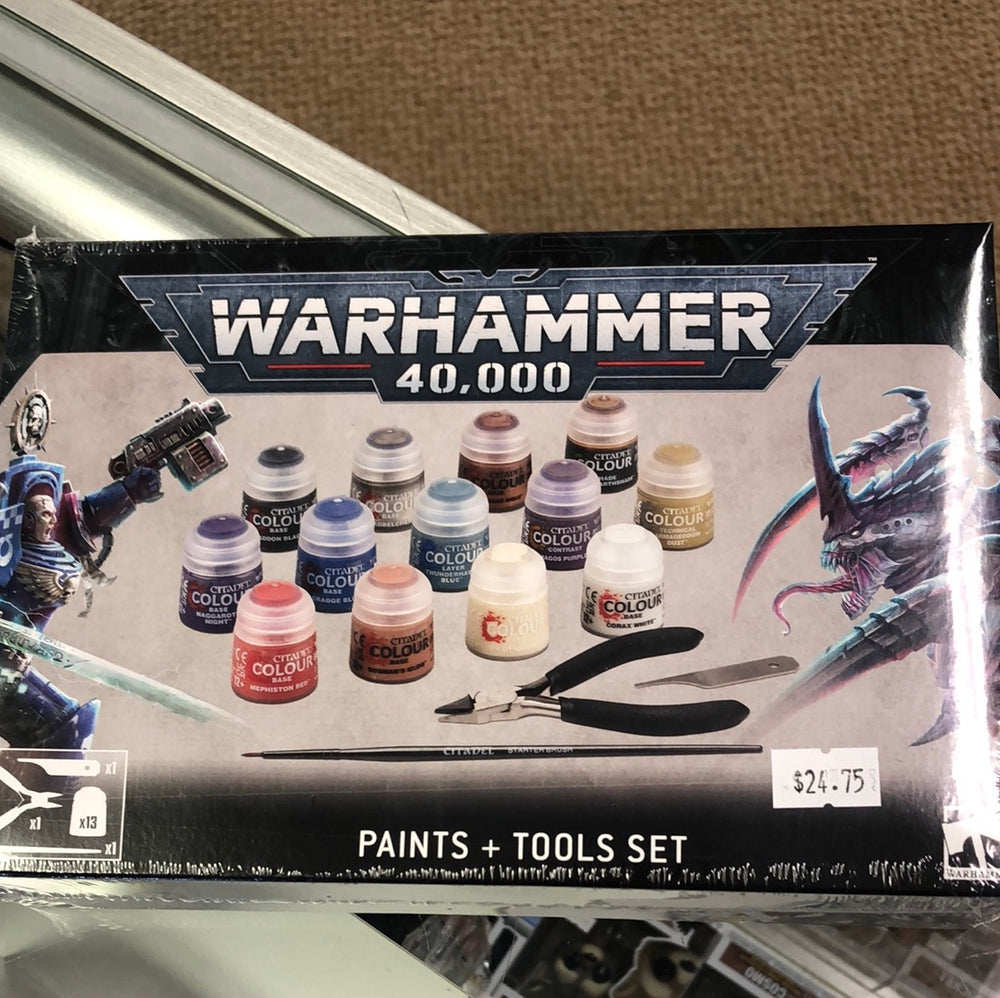 Warhammer 40,000: Paints + Tools Set