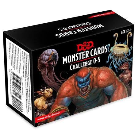 Dungeons & Dragons: Monster Cards (Challenge 0-5)