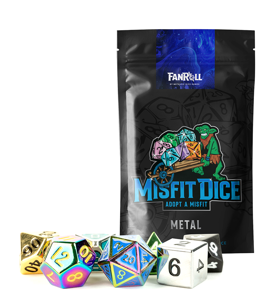 FanRoll Misfit Dice — Metal