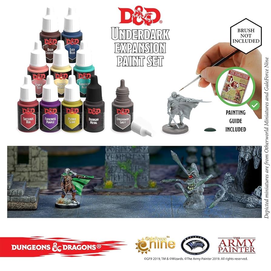 D&D Nolzur's Marvelous Pigments Underdark Paint Set