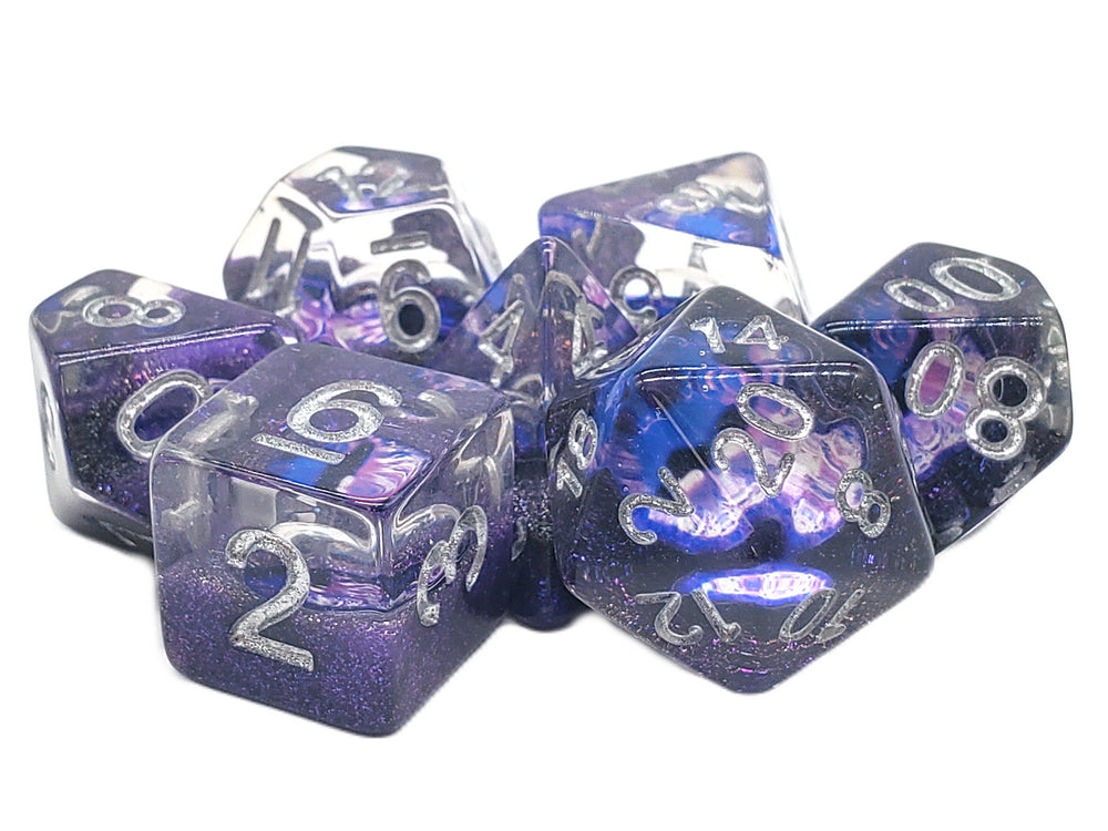 Old School Dice: Infused - Dragon Eye (Purple)