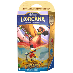 Disney Lorcana: Into the Inklands-- Starter Deck (Ruby/Sapphire)