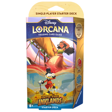 Disney Lorcana: Into the Inklands-- Starter Deck (Ruby/Sapphire)