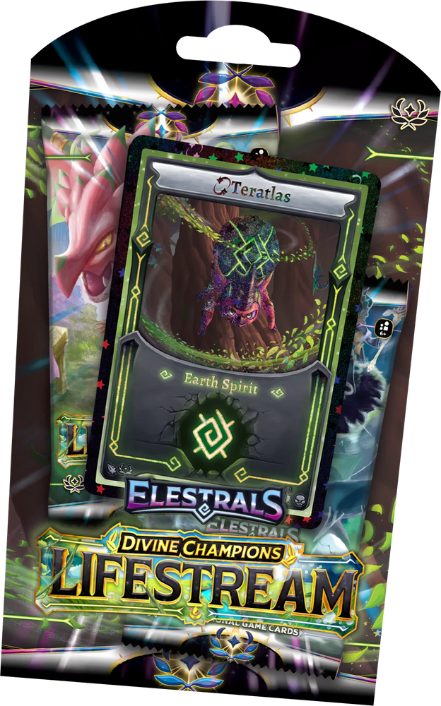 Elestrals: Lifestream- Blister Pack- Reverse Stellar Teratlas