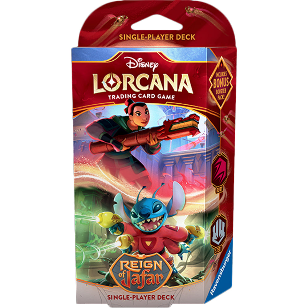 Lorcana: Reign of Jafar - Starter Deck (Ruby/Steel)