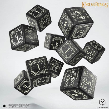 The Lord of the Rings: Moria-Glow in the Dark 10xD6 Dice Set