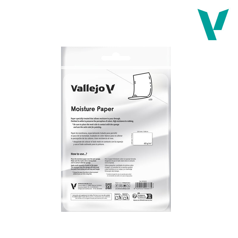Vallejo - Moisture Paper