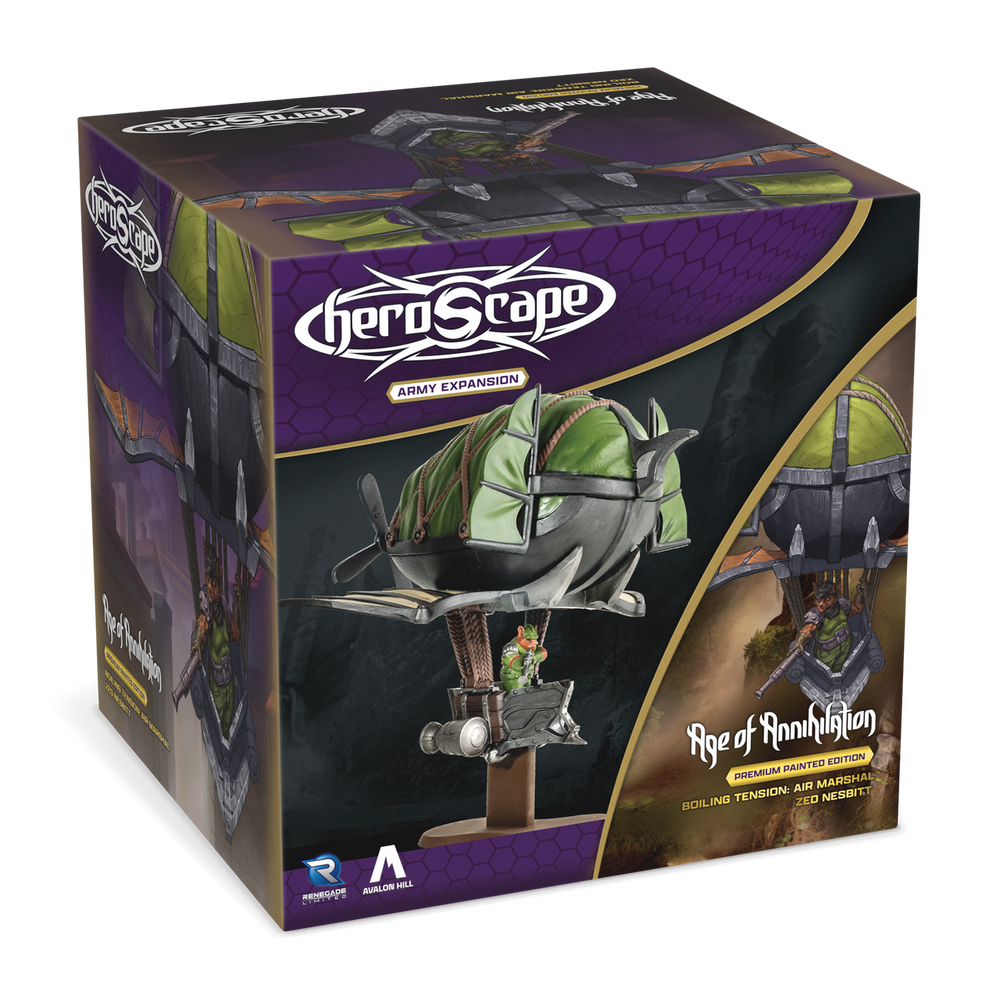 Heroscape: Air Marshal Zed Nesbitt Pre-Painted