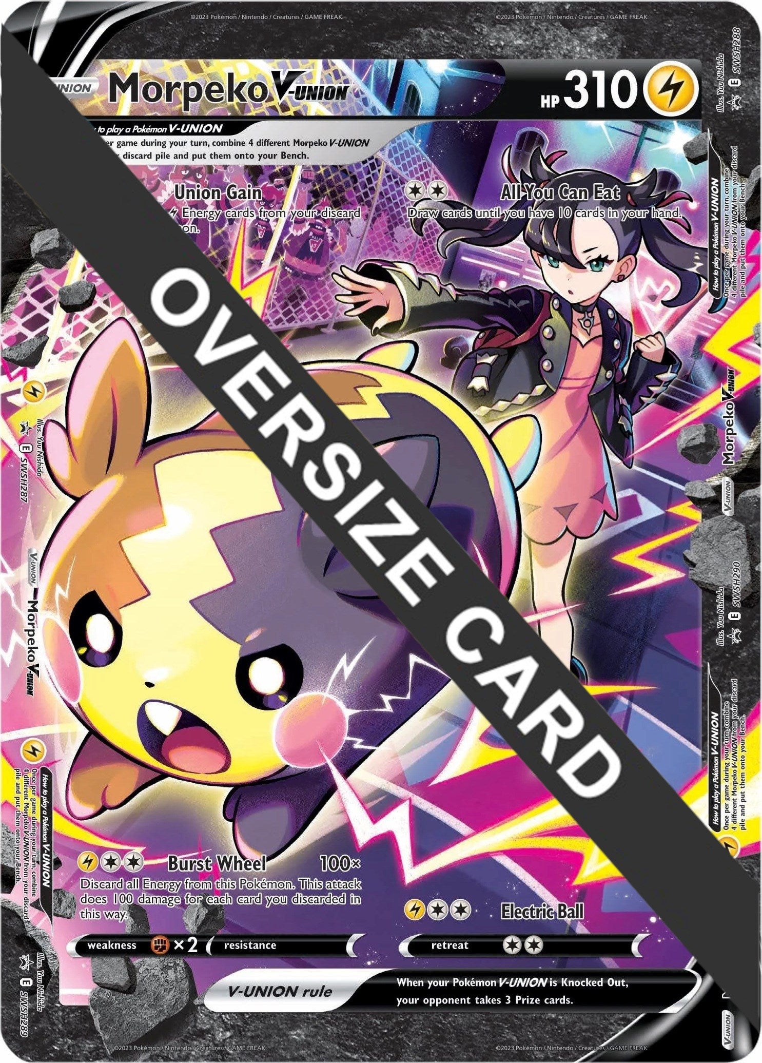 Morpeko V-UNION (SWSH287-290) (Jumbo Card) [Sword & Shield: Black Star Promos]