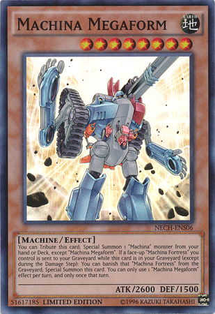 machina yugioh cards Machina Megaform (SE) [NECH-ENS06] Super Rare