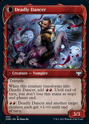 Alluring Suitor // Deadly Dancer (Showcase Fang Frame) [Innistrad: Crimson Vow]