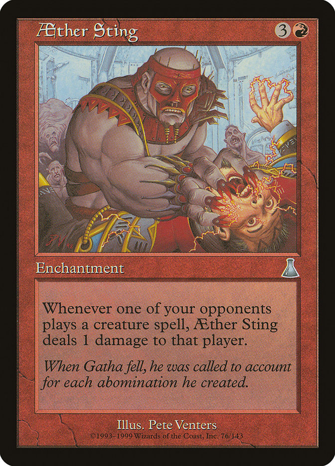 Aether Sting [Urza's Destiny]